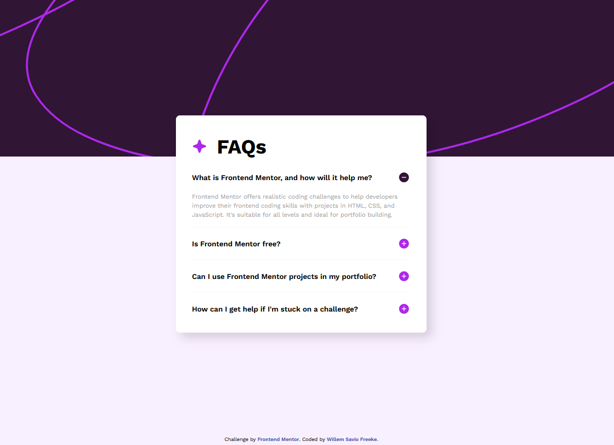 FAQ project